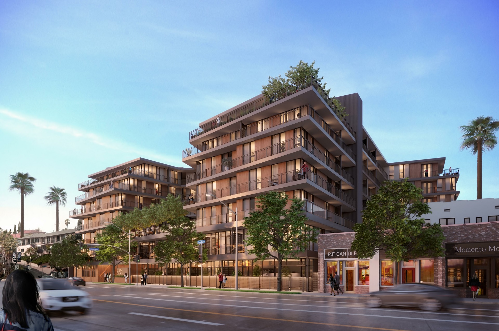 New apartments unwrapped at 2225 Sunset Boulevard in Echo Park