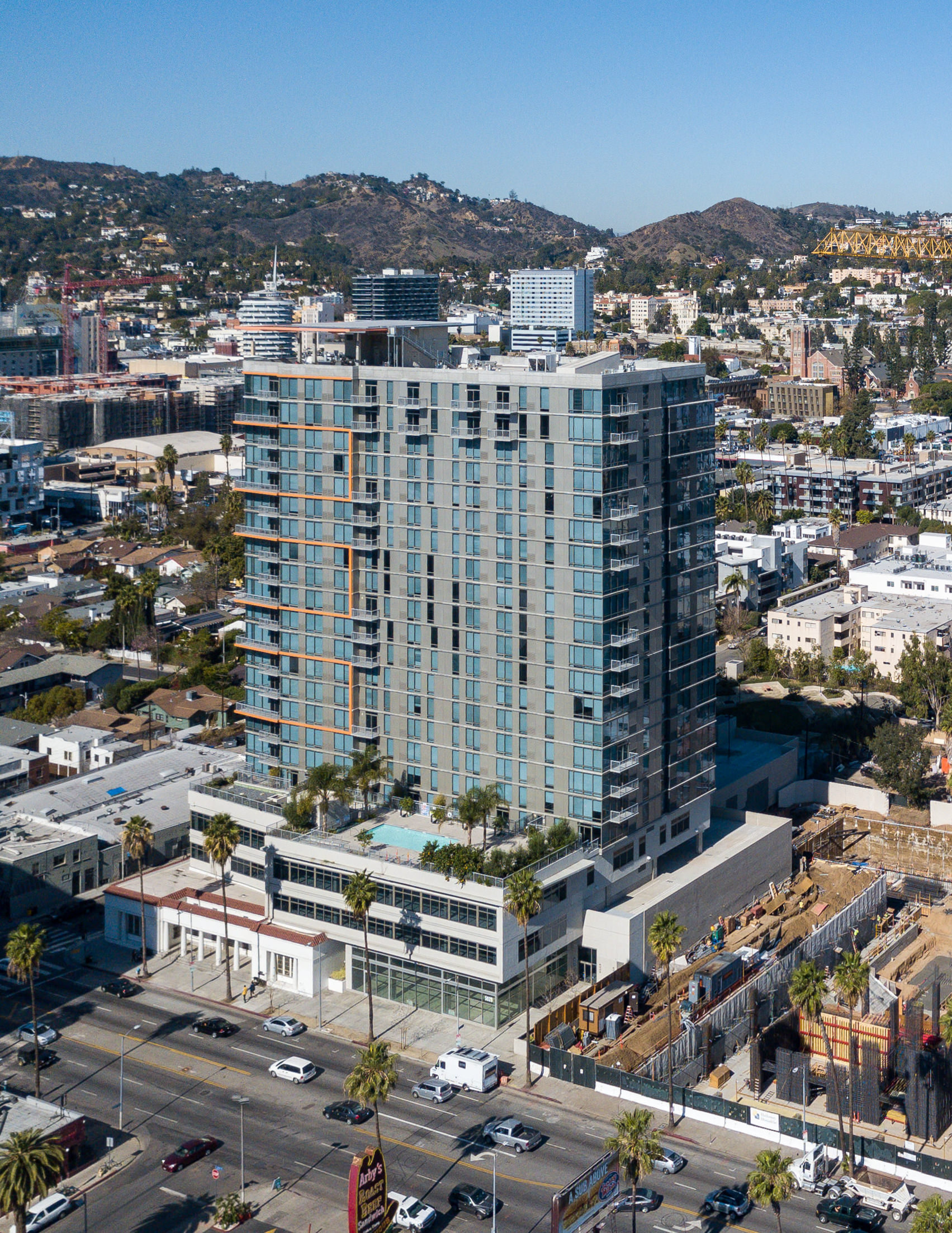 Morguard to add 36 apartments to Lumina Hollywood tower at 5929 Sunset Blvd.