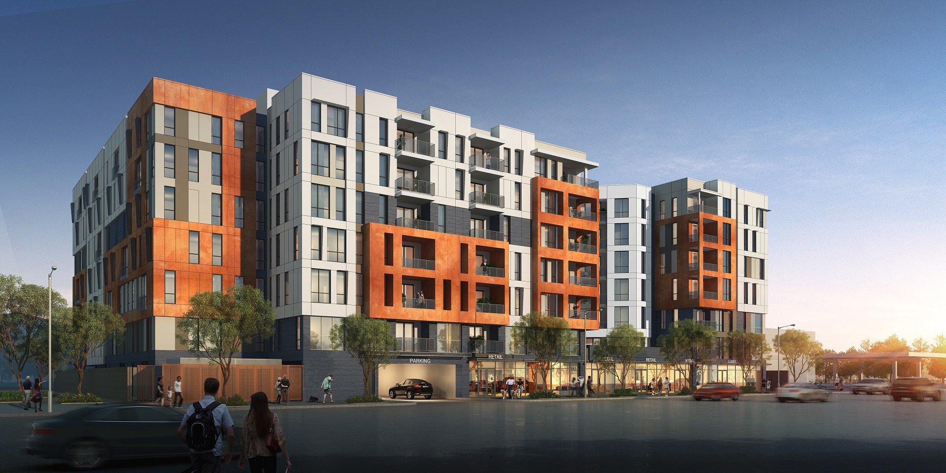 Mixed-use development unwrapped at 4632 Santa Monica Blvd. in East Hollywood