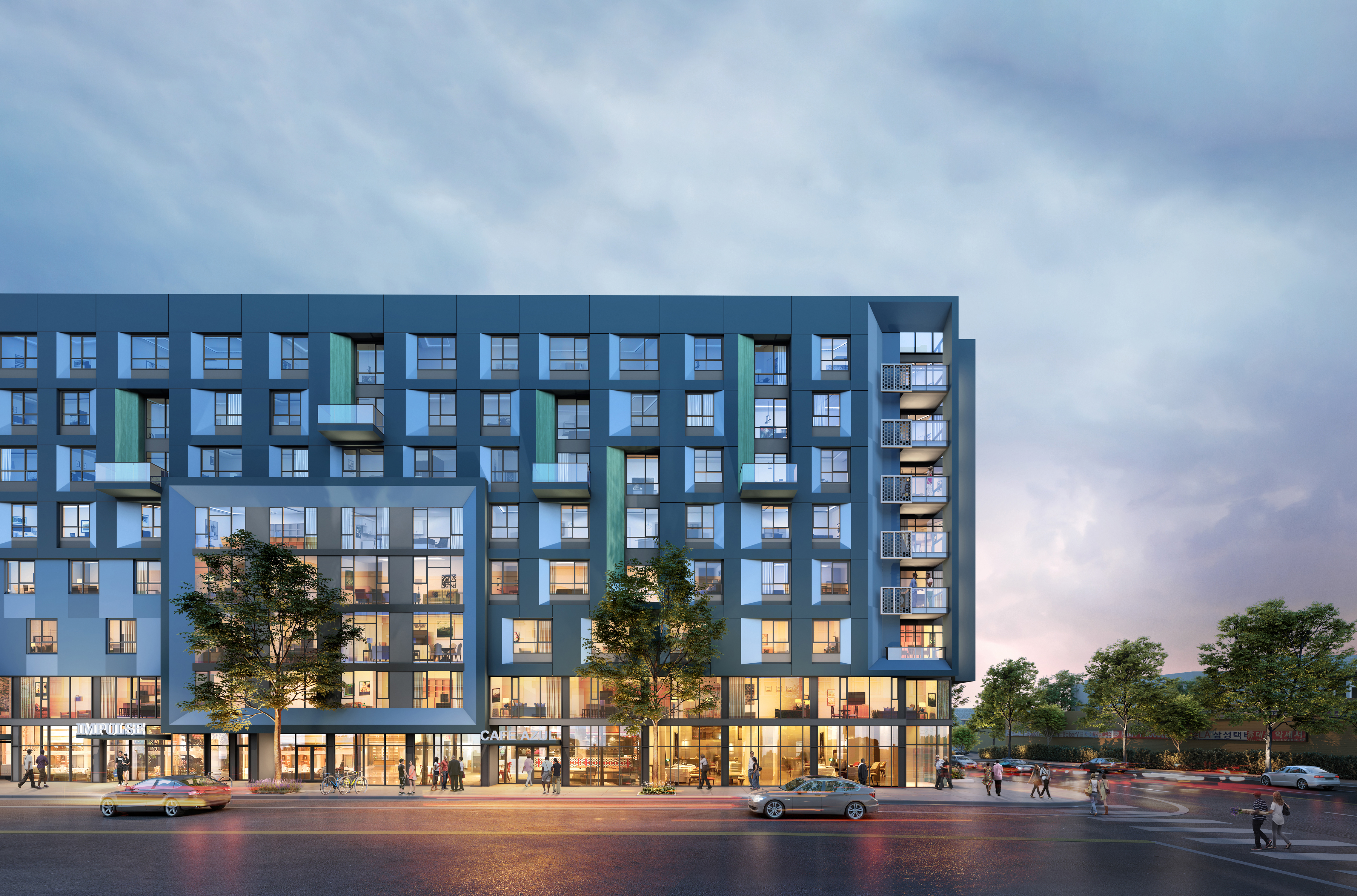 Rendering vs. Reality: Mixed-use complex at 800 S. Western Ave. in Koreatown