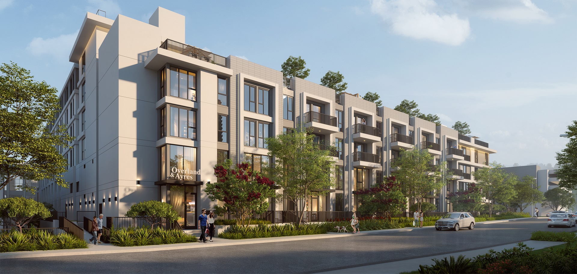 Mixed-use complex unwrapped at 2455 S. Overland Ave. in Rancho Park