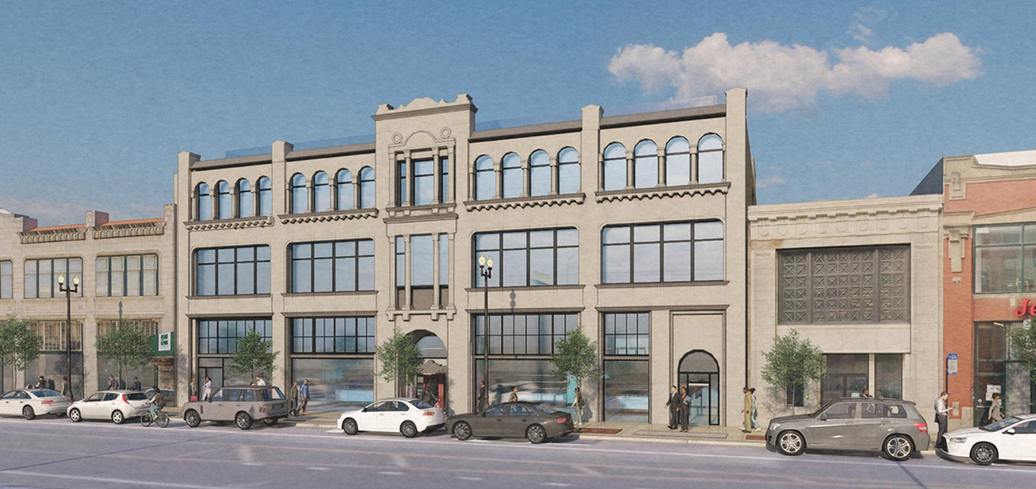 Interior demo permit issued for development at 2222 S. Michigan