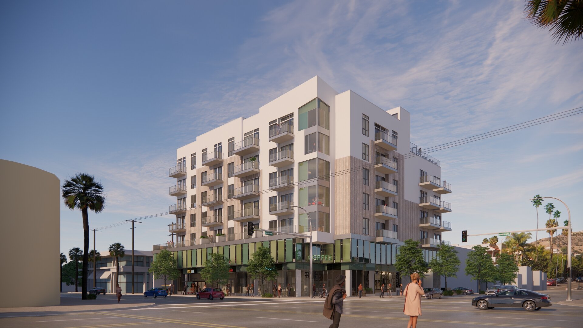 Completion nears for mixed-use project at 7901 Sunset Blvd. in Hollywood