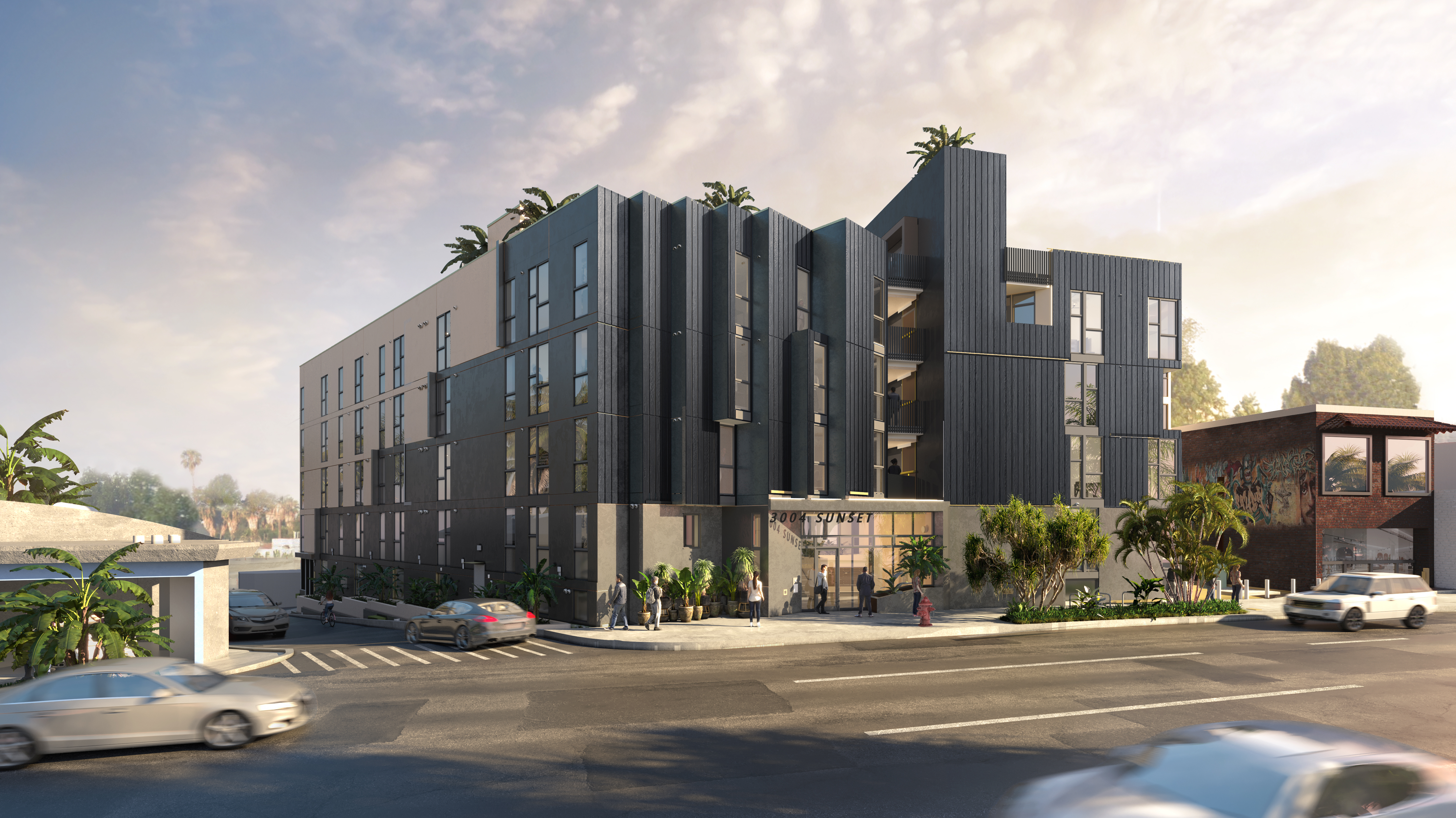 74 apartments take shape at 3004 Sunset Blvd. in Silver Lake