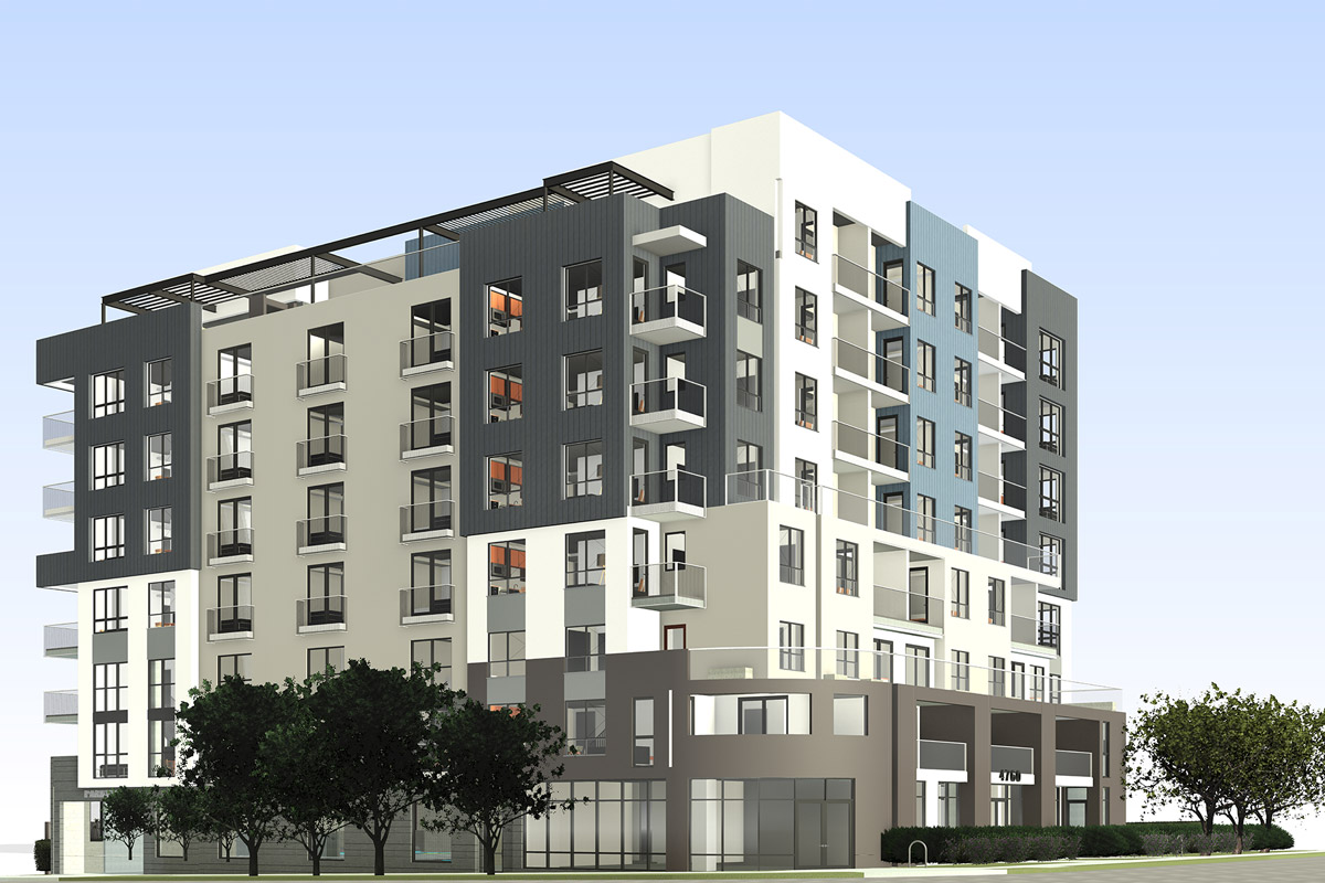 Rendering vs. Reality: Mixed-use development at 4750 Santa Monica Blvd. in East Hollywood