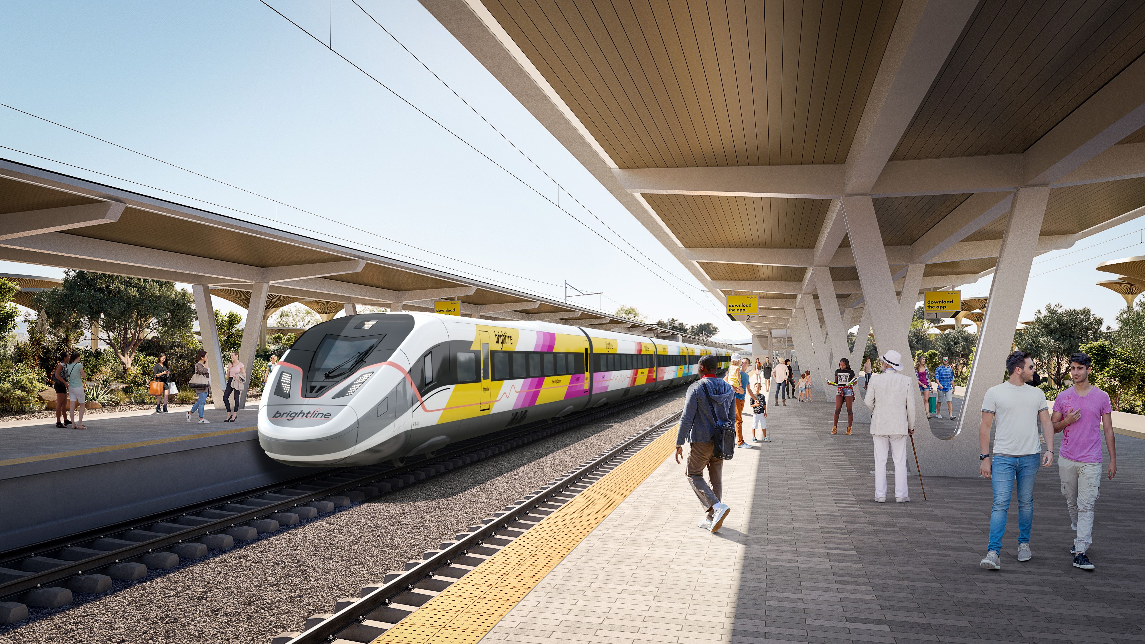 Brightline West high-speed rail line shows some signs of progress