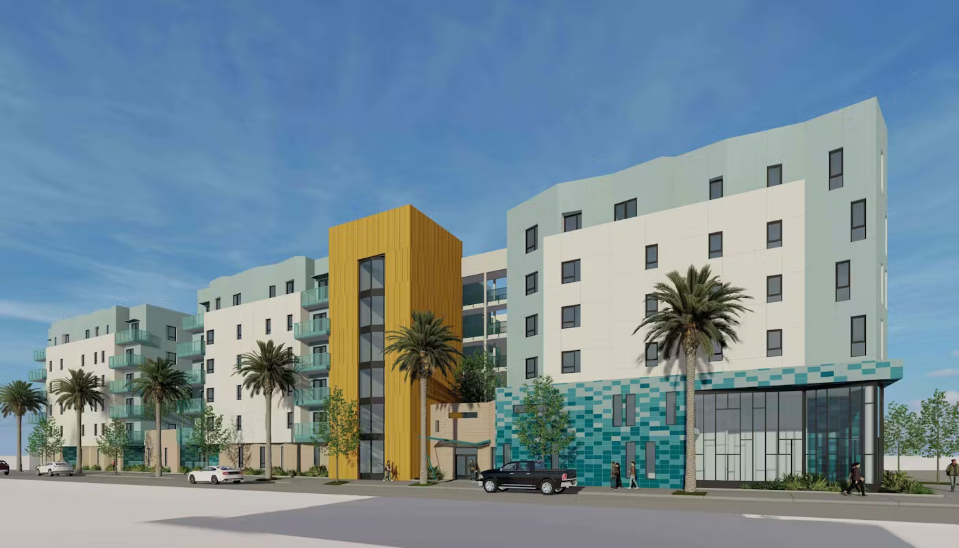 Affordable housing takes shape at 1400 Long Beach Boulevard