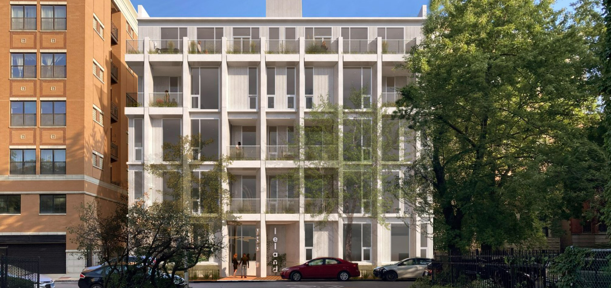 Full building permit issued for development at 936 W. Leland