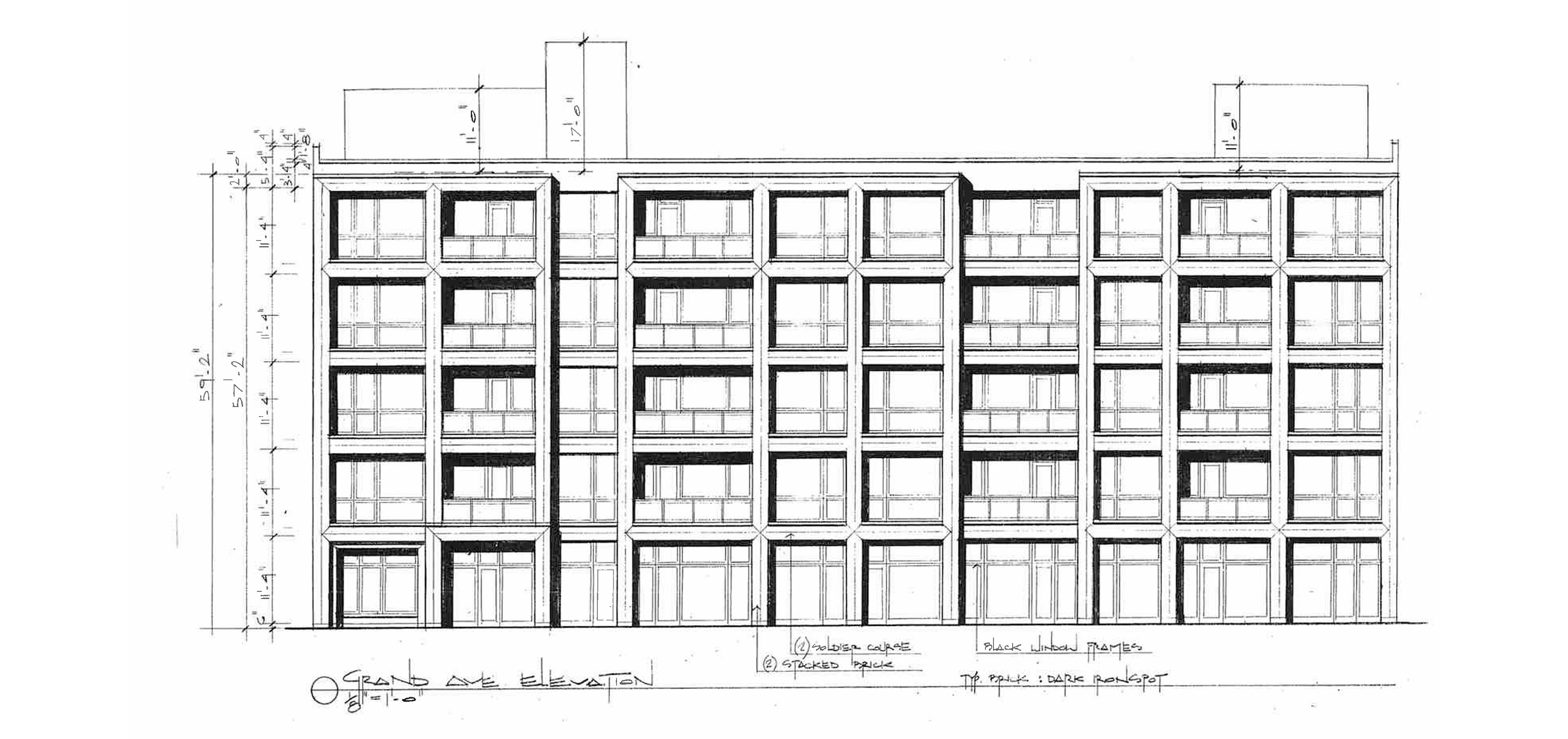 Full building permit issued for development at 1747 W. Grand