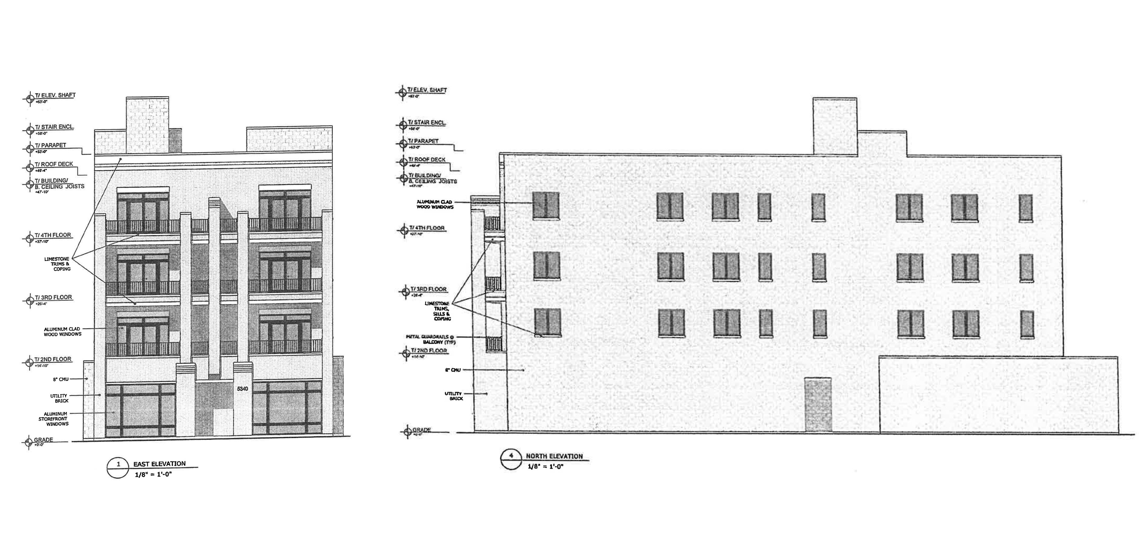 Full building permit issued for development at 5340 N. Lincoln