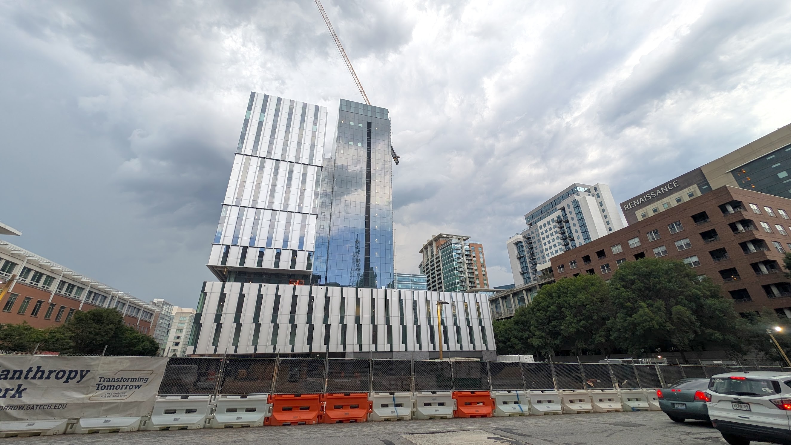 GA Tech tower to include surface parking lot on main Midtown street
