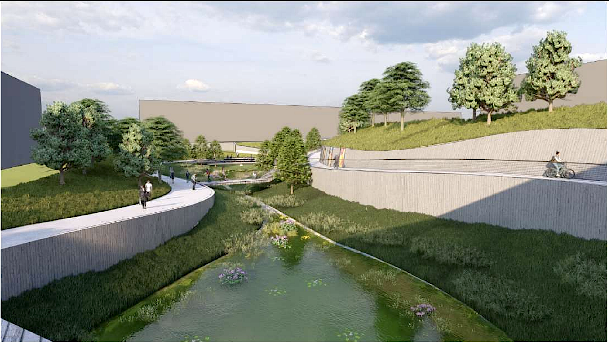 Chamblee plows forward to build downtown park with pond centerpiece
