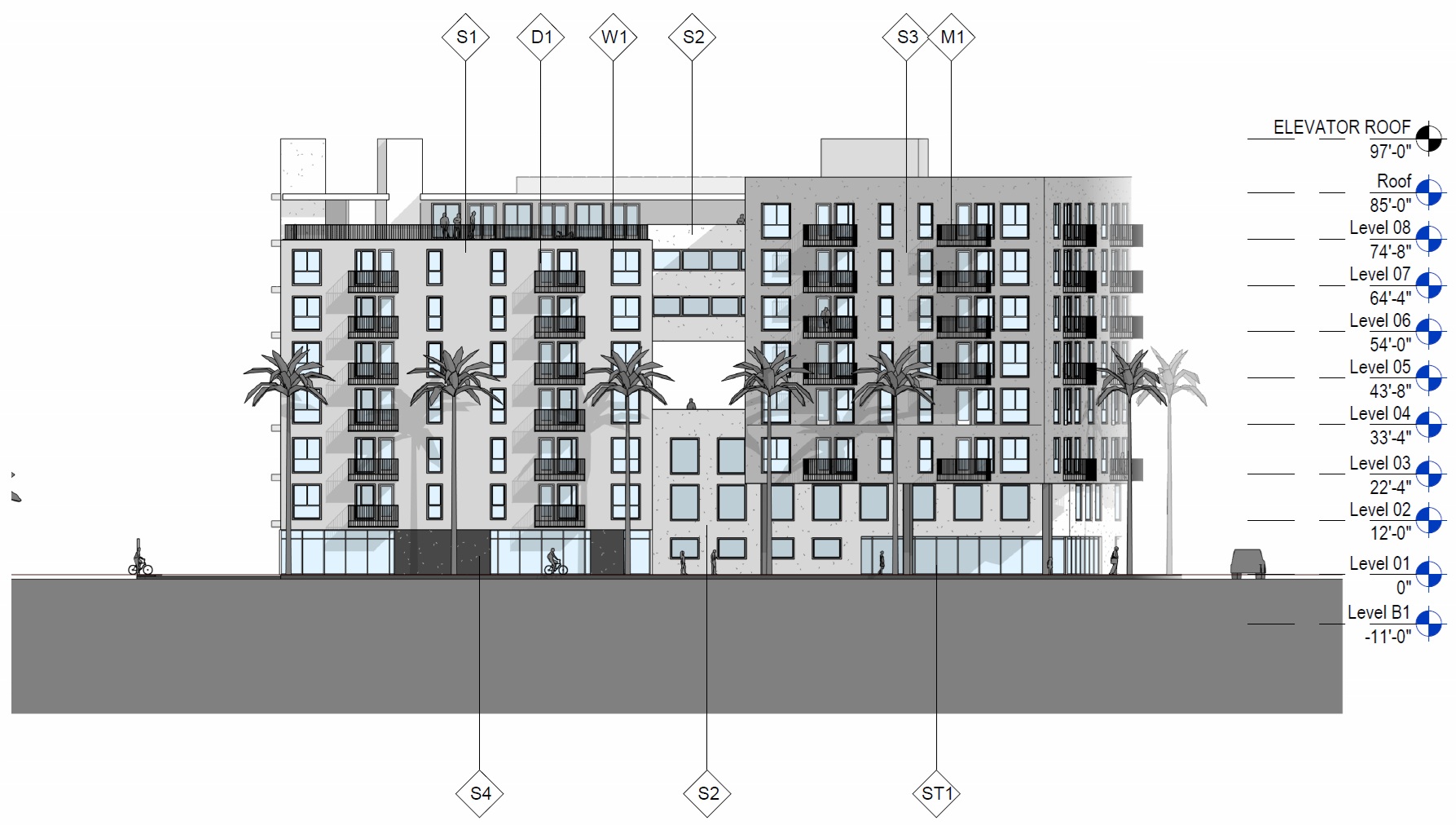 New plan for apartments at 1633 26th Street in Santa Monica