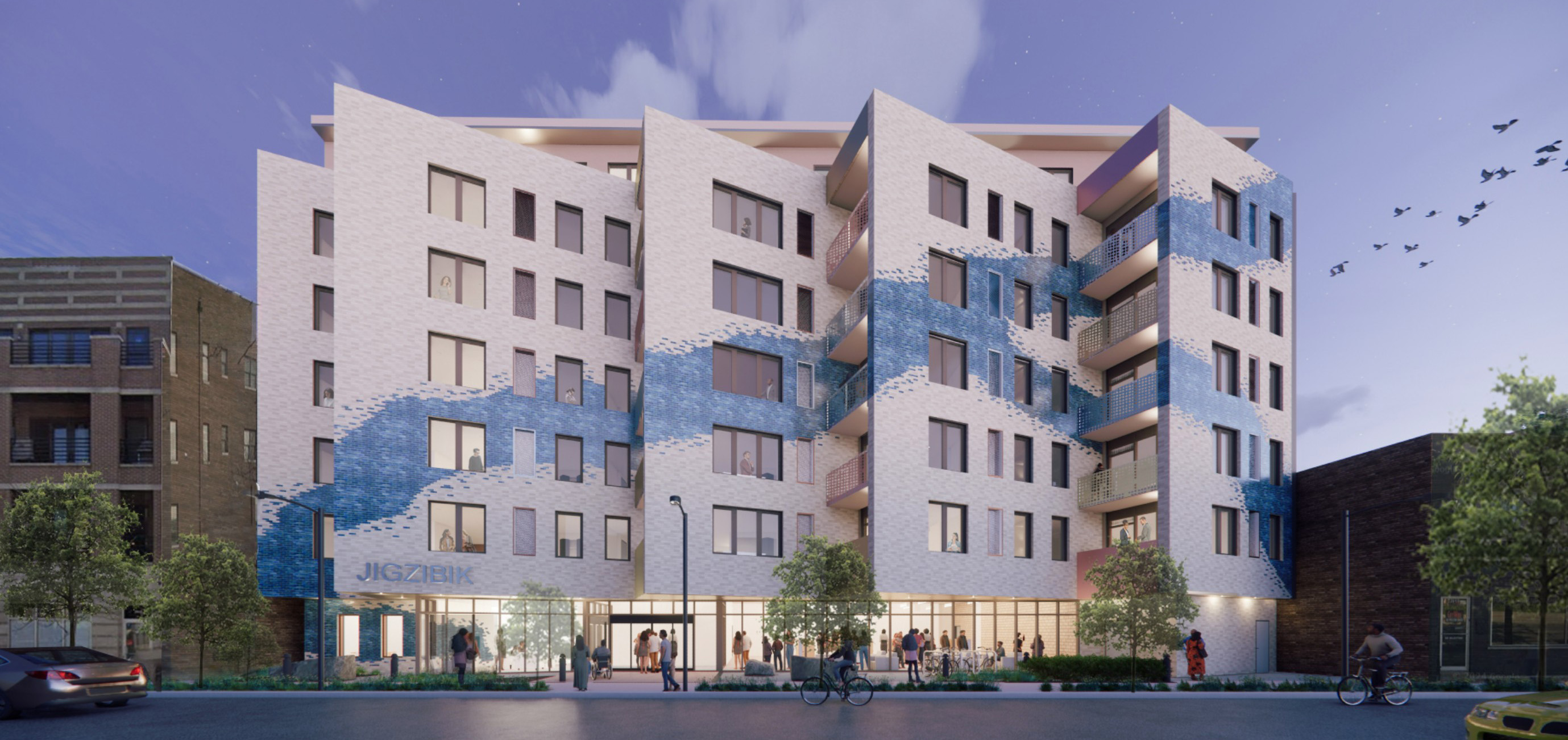 Jigzbik at 2907 W. Irving Park celebrates groundbreaking