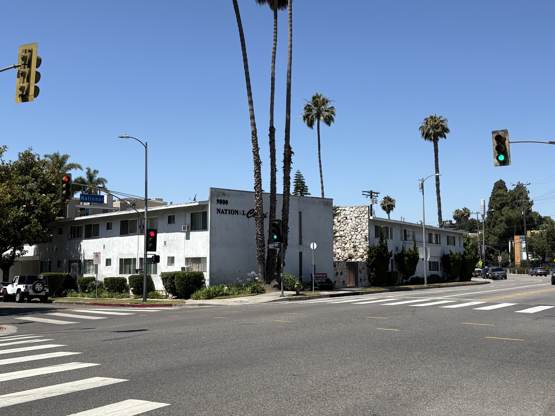 Eight-story, 65-unit apartment building proposed at 9800 National Blvd.