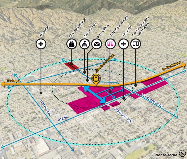 Glendora plans for new housing around future Metro stop