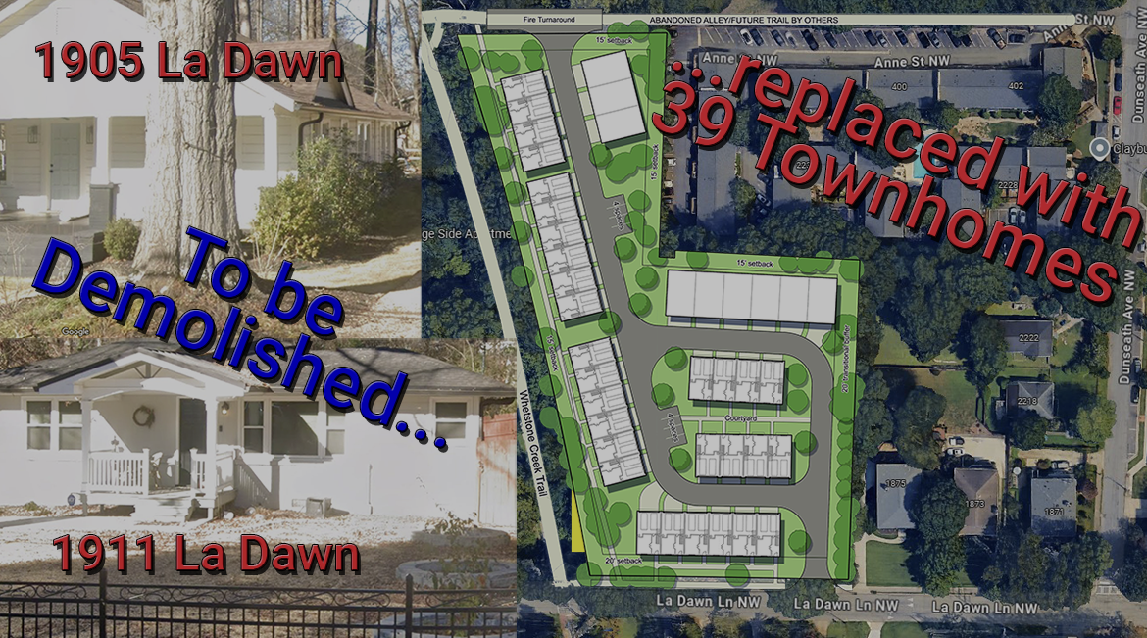 Neighbors hope petition, campaign will squash townhome proposal 