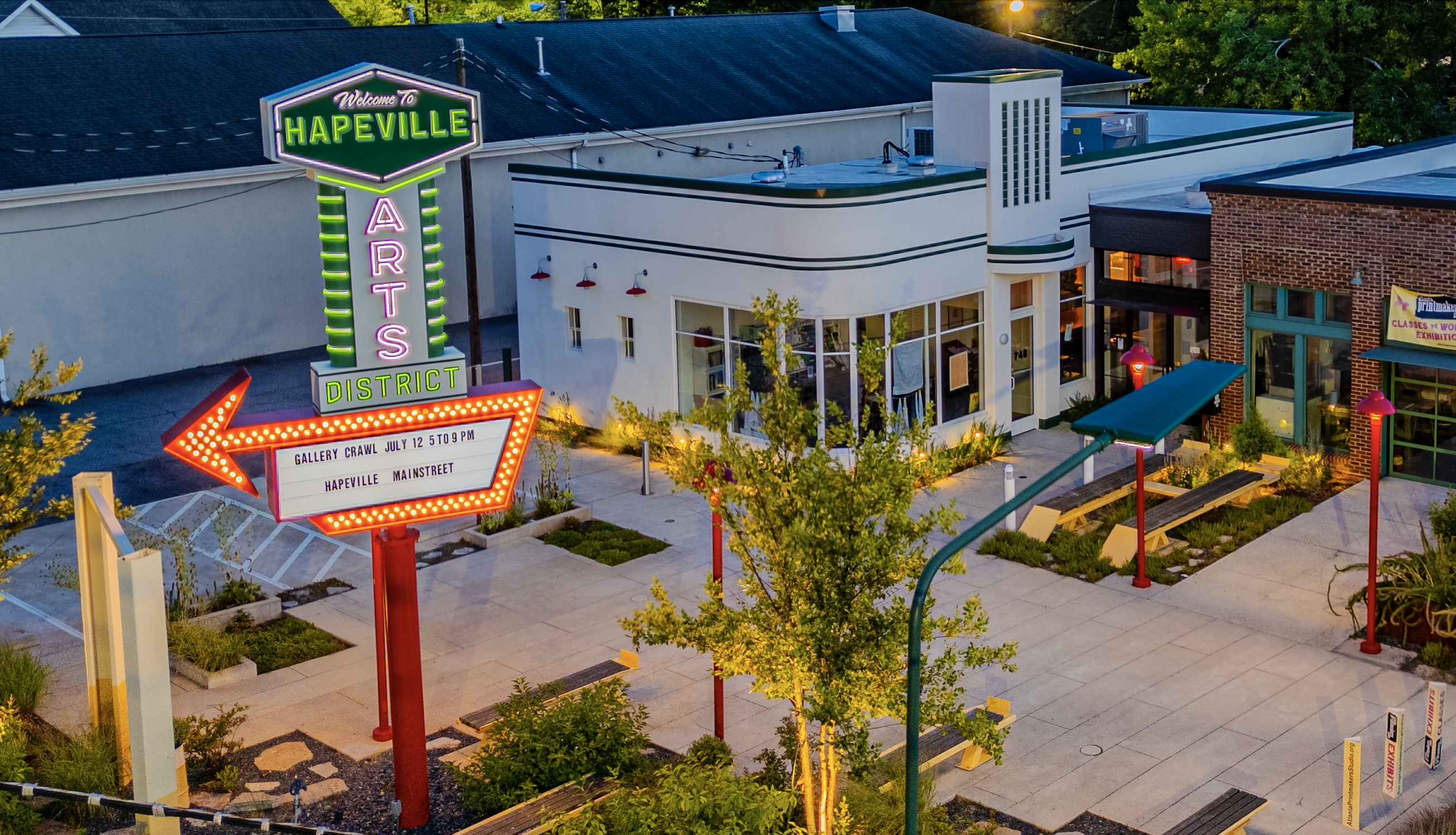 Images: Three cheers for Hapeville's artful placemaking push 