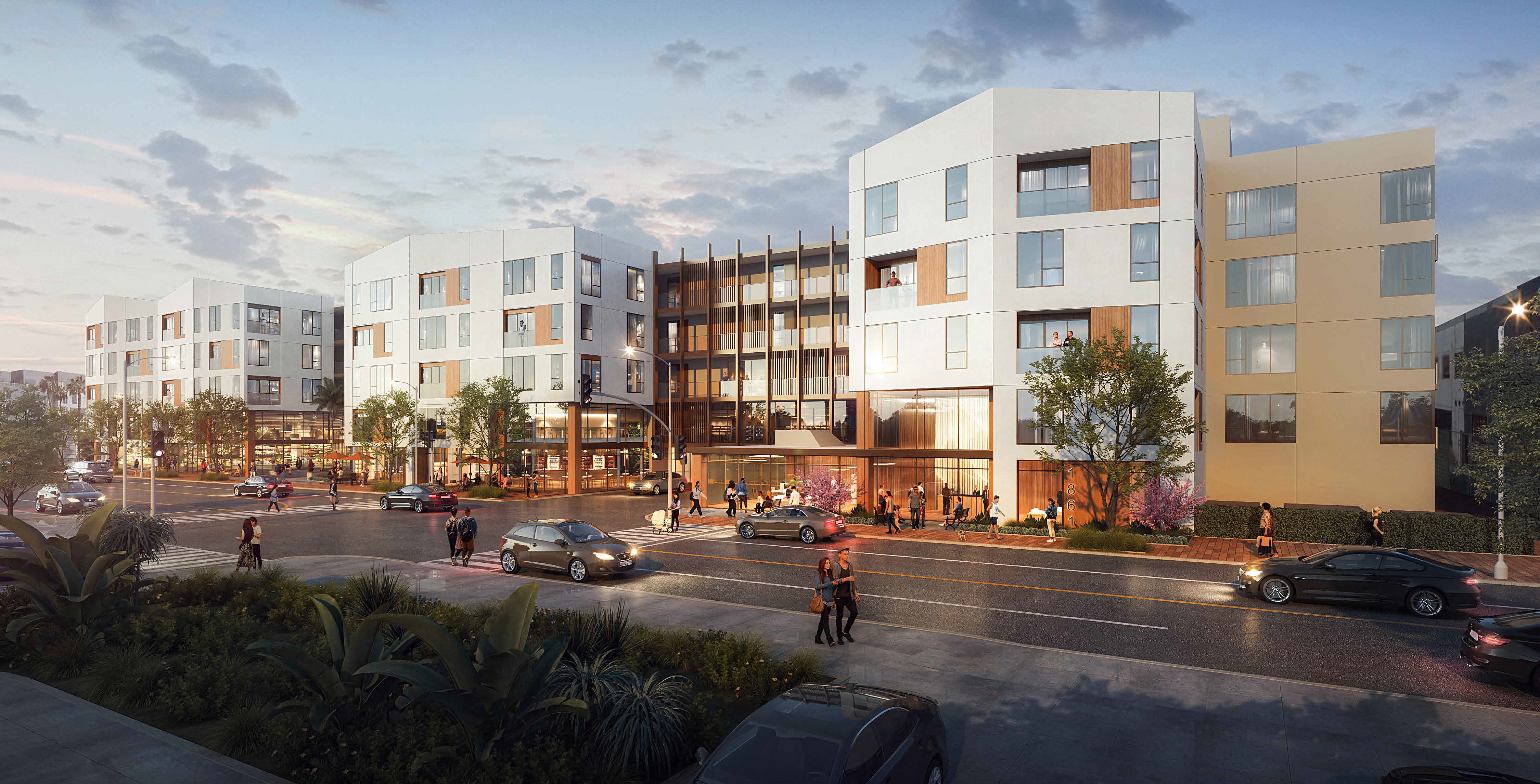 Mixed-use apartment building planned at 1861 S. Bundy Drive in Sawtelle