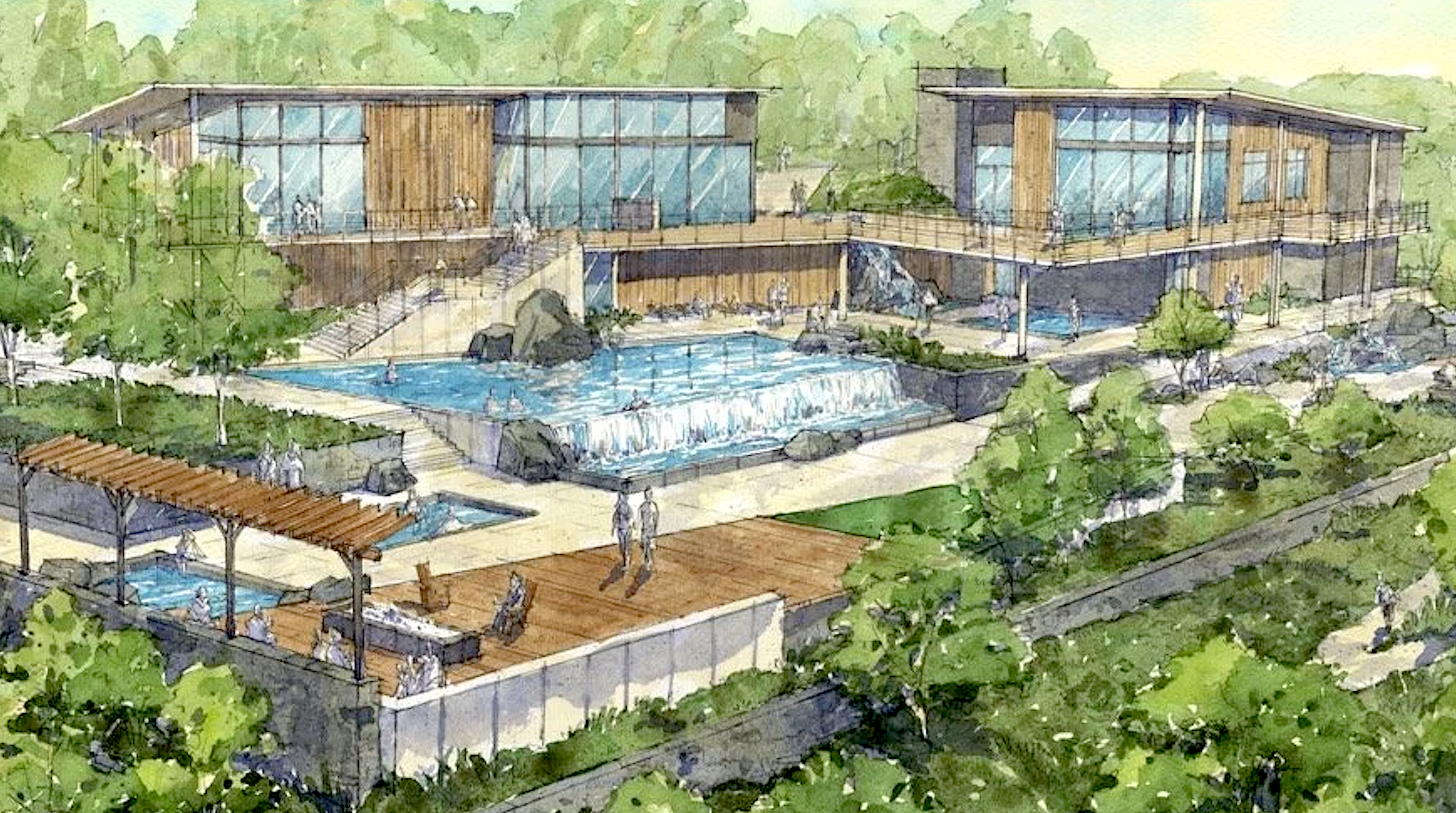 Images: Nordic spa concept scores approval in North Georgia Mountains