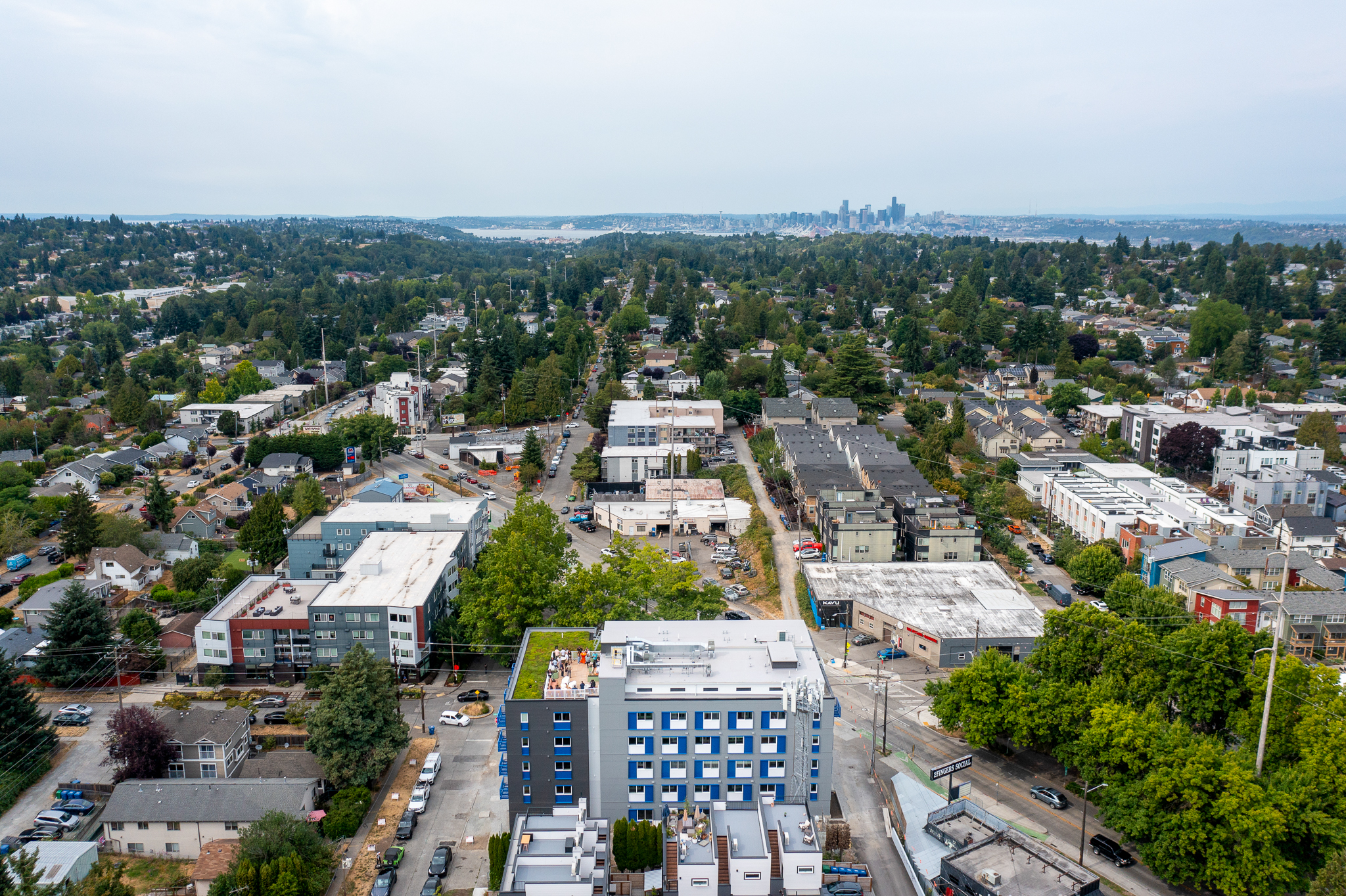 Mixed-use project debuts at 9201 Delridge Way SW in West Seattle