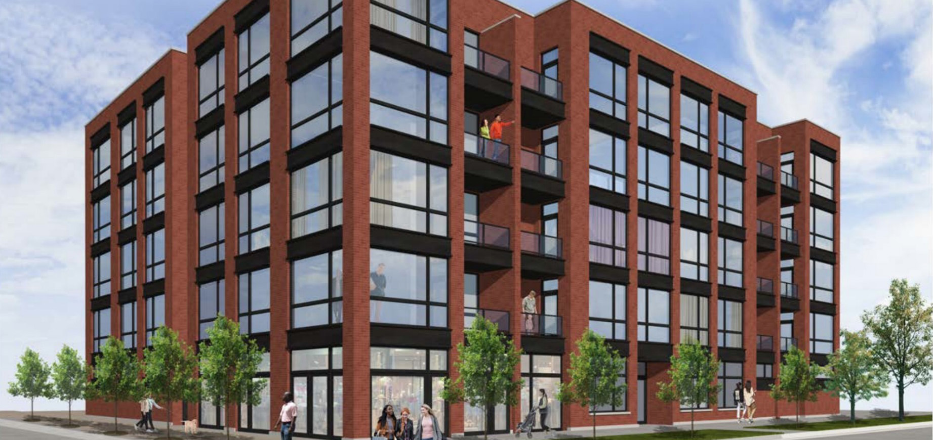 Rendering emerges for mixed-use development at 4100 W. Belmont