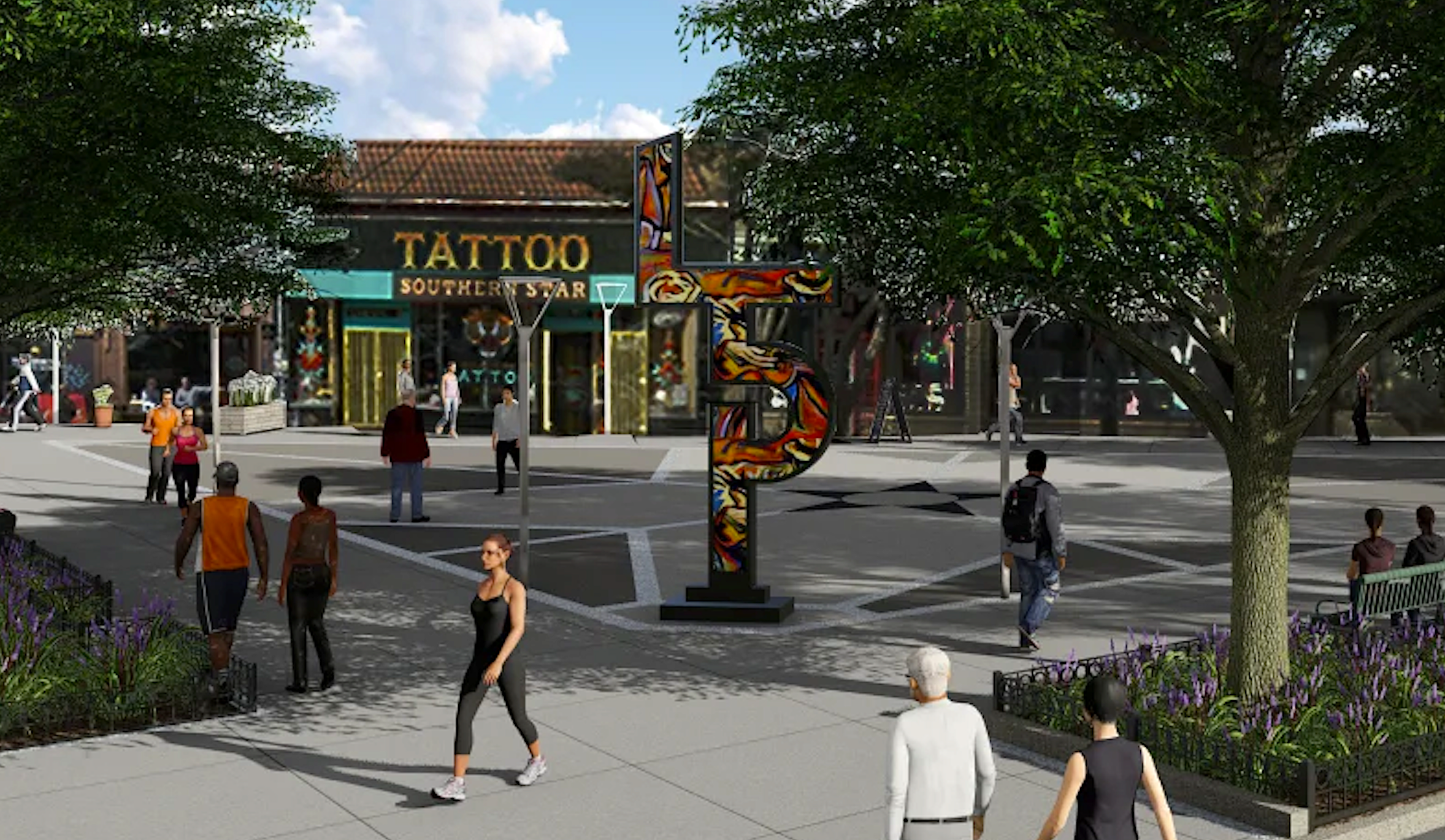 Overhaul of Little Five Points gathering space officially kicks off