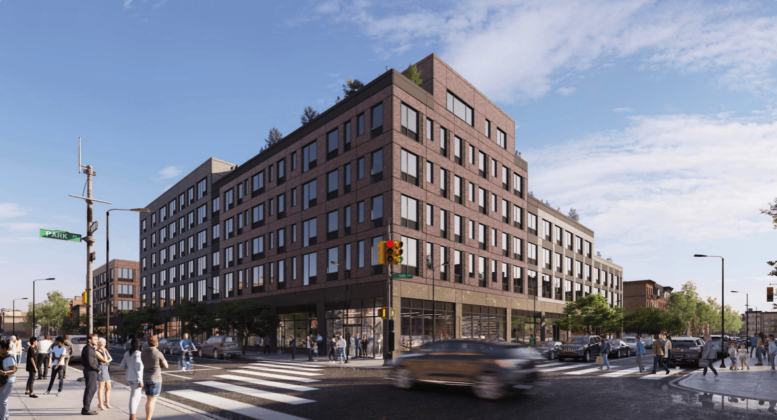 Leasing begins for 131 apartments at 55 Paseo Place in Park Slope, Brooklyn