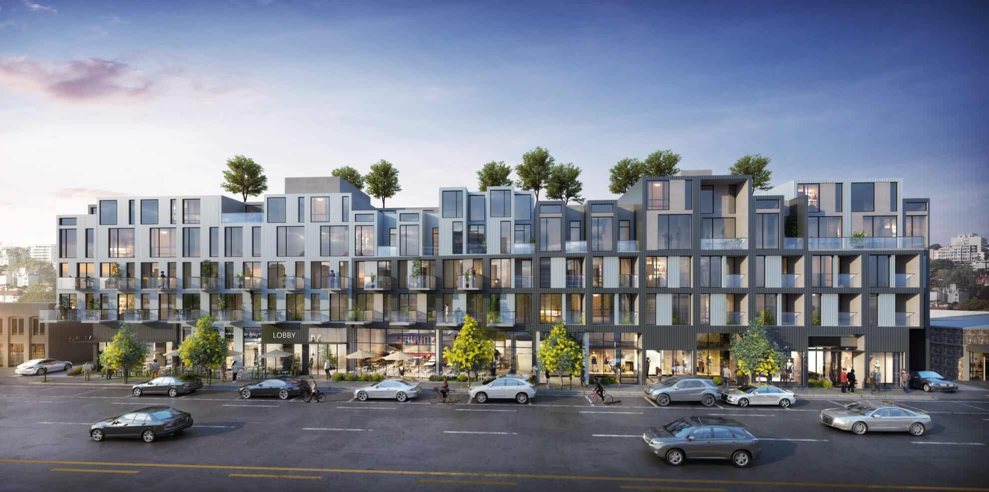 Construction underway for residential-retail complex at 3313 Sunset Blvd. in Silver Lake