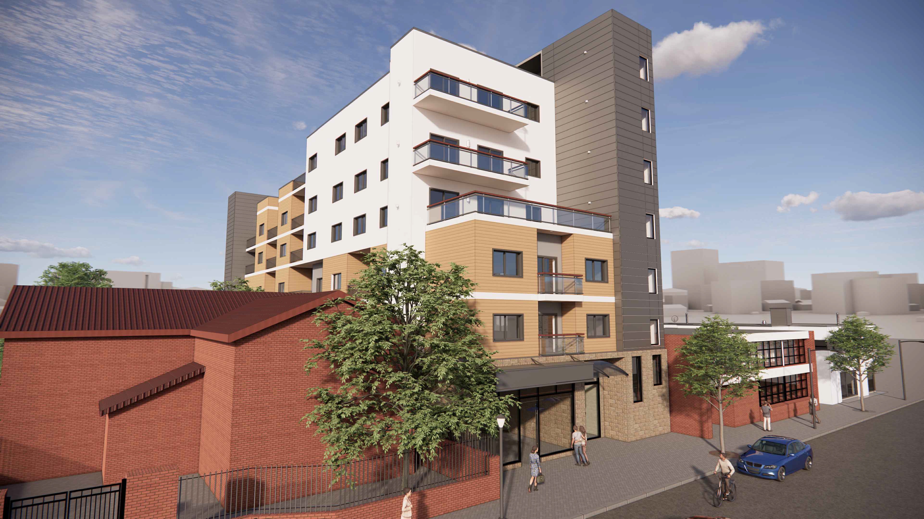 Mixed-use building to replace surface parking at 340 N. Central Ave. in Glendale