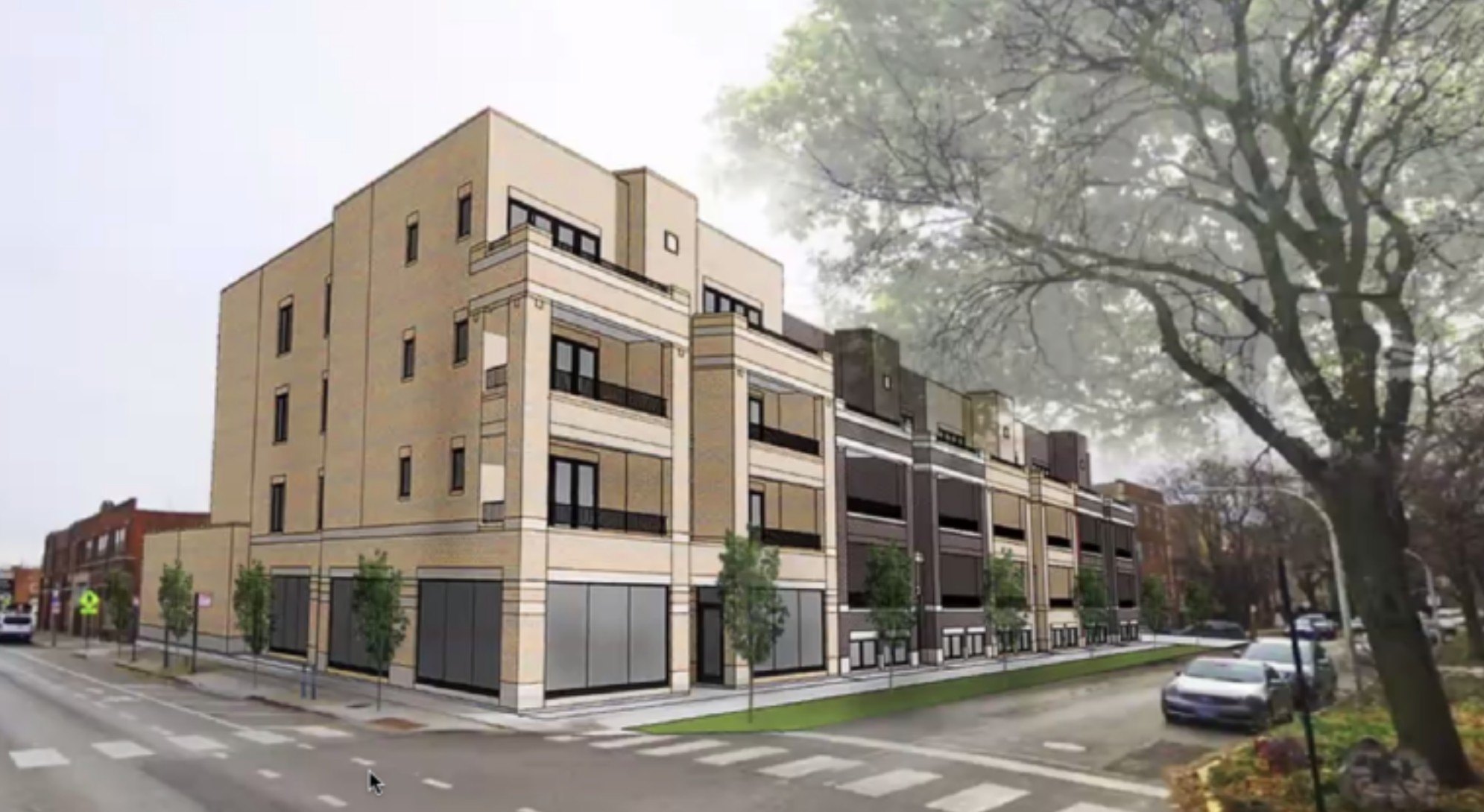 Full building permit issued for development at 4357 N. Richmond
