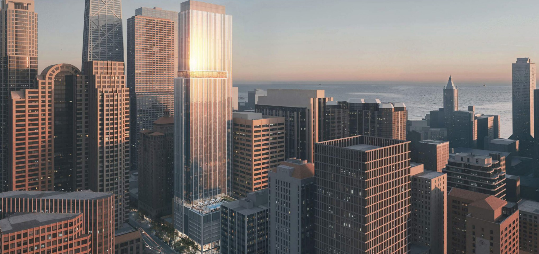 56-story mixed-use tower proposed at 669 N. Michigan