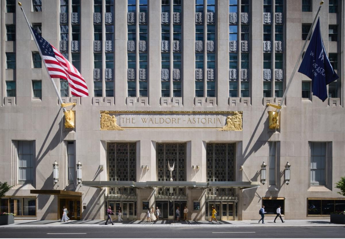 Waldorf Astoria debuts restored public spaces