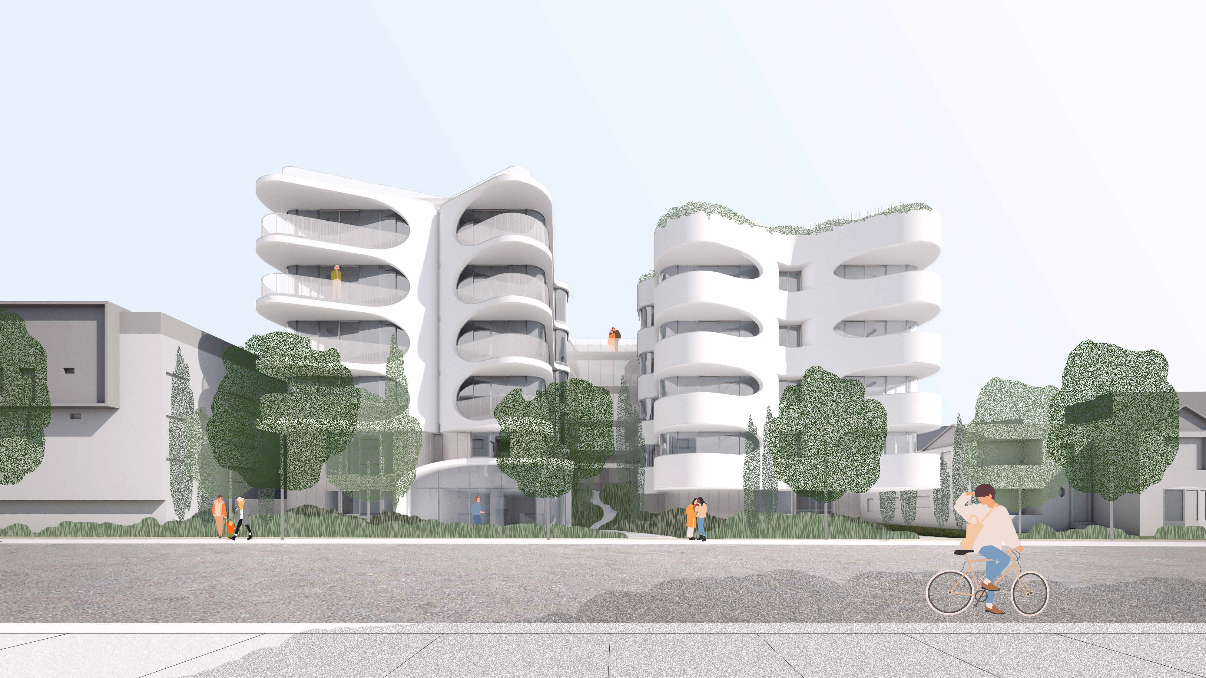 Six-story, 29-unit apartment building planned at 9945 Durant Dr. in Beverly Hills