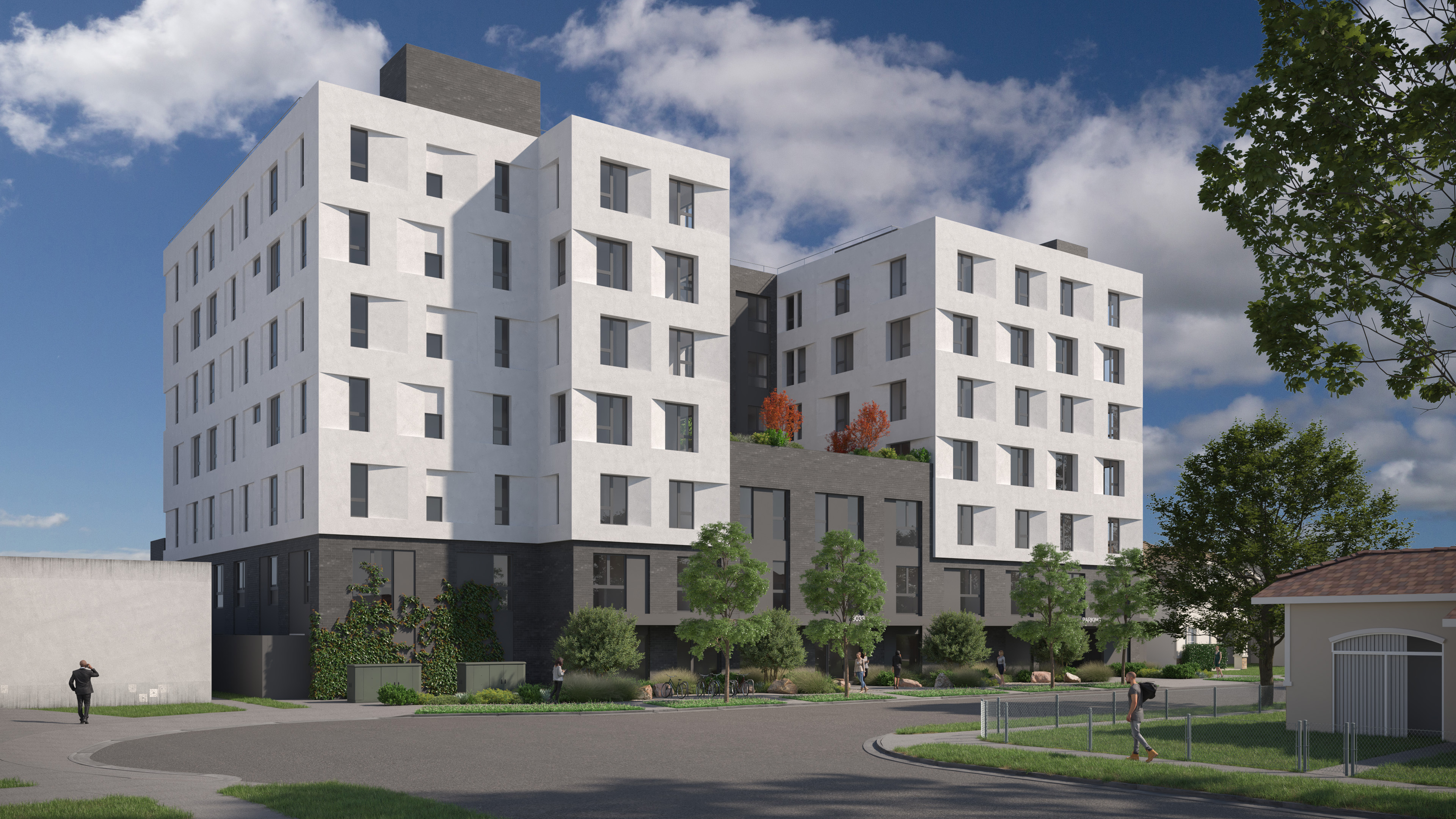 Affordable housing underway at 9033 Ramsgate Ave. in Westchester
