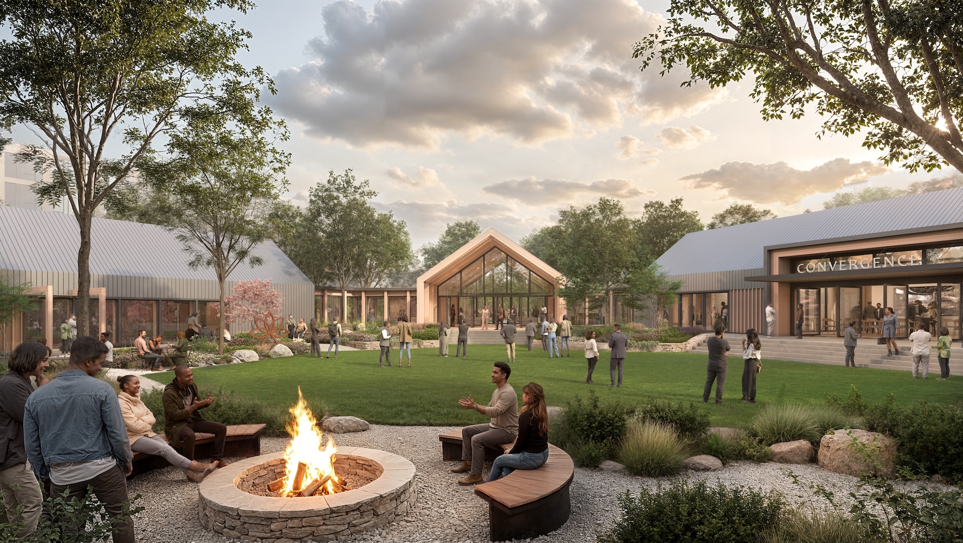 Images: First buildings at massive Rowen project revealed 