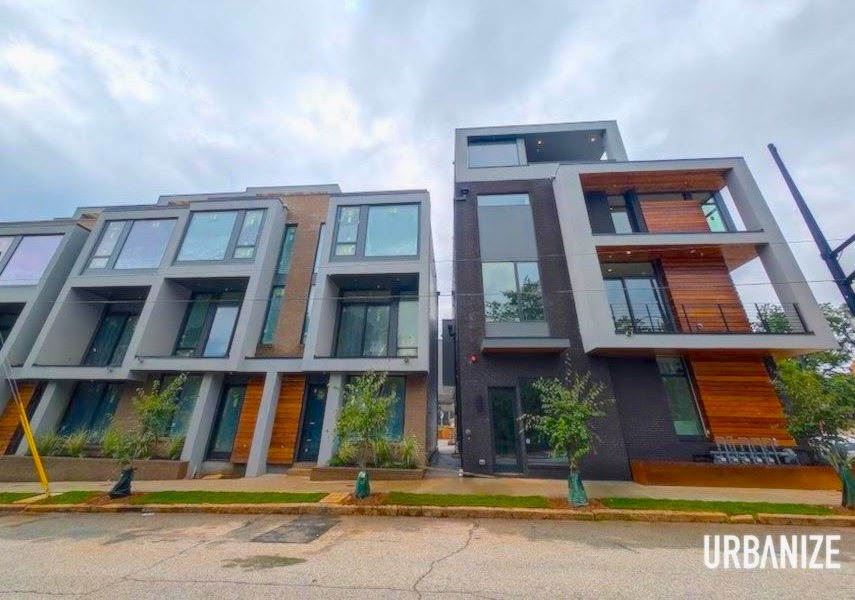 Townhome project on buzzy Atlanta strip half-sold—but still a tough sell