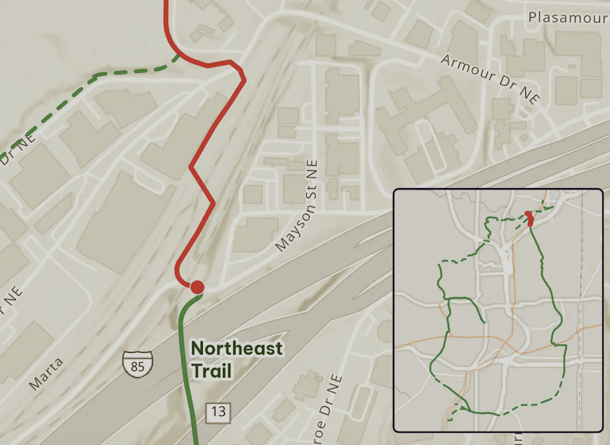 Beltline: Crucial federal funding still in place for tricky trail segment 