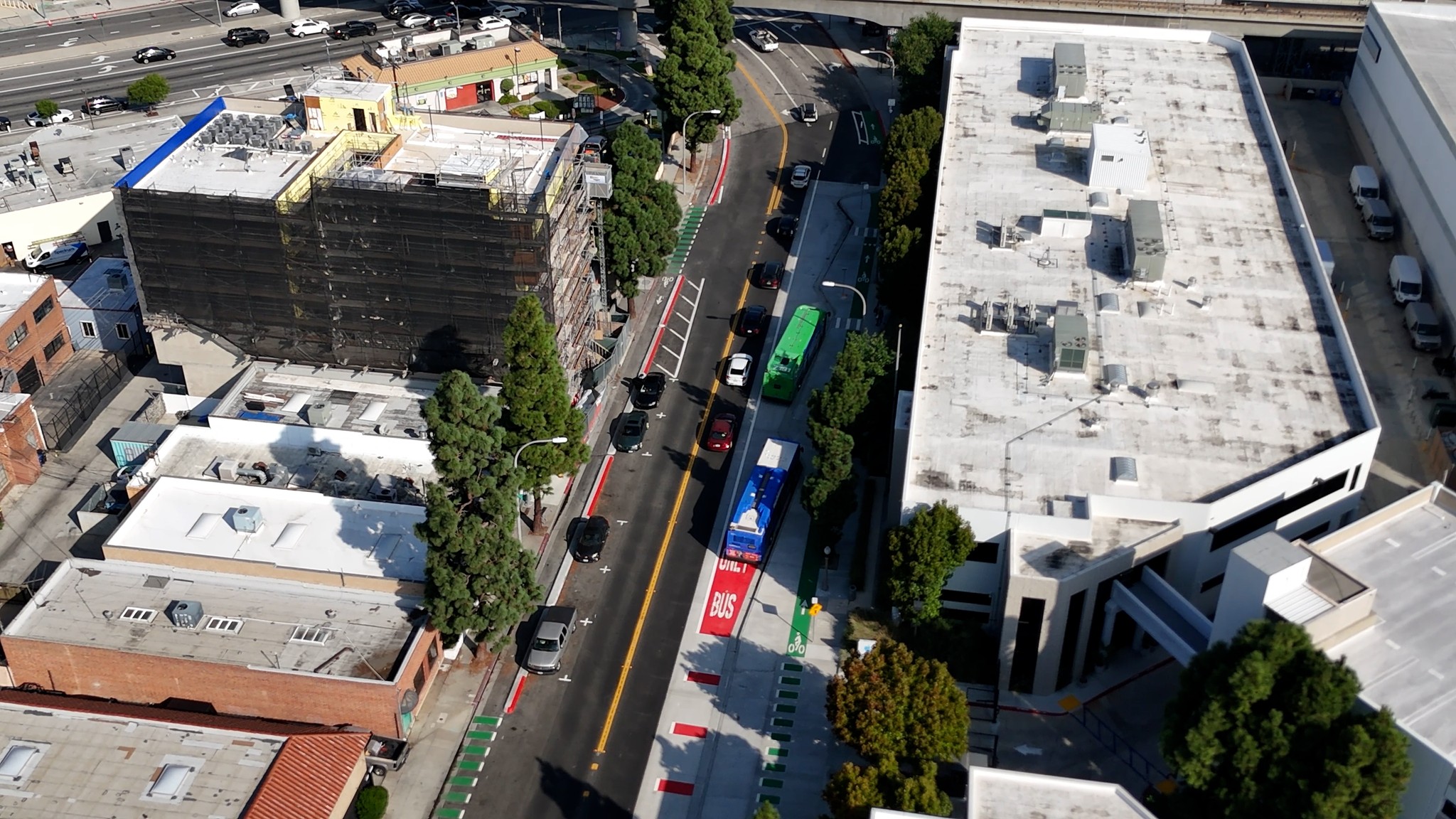 Culver City debuts short complete street project on Robertson Blvd.