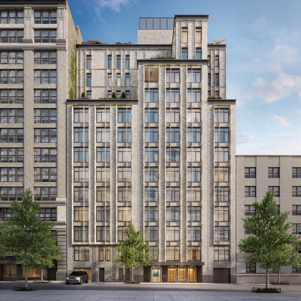 Fresh rendering for The Myles at 142 West 21st Street in Chelsea