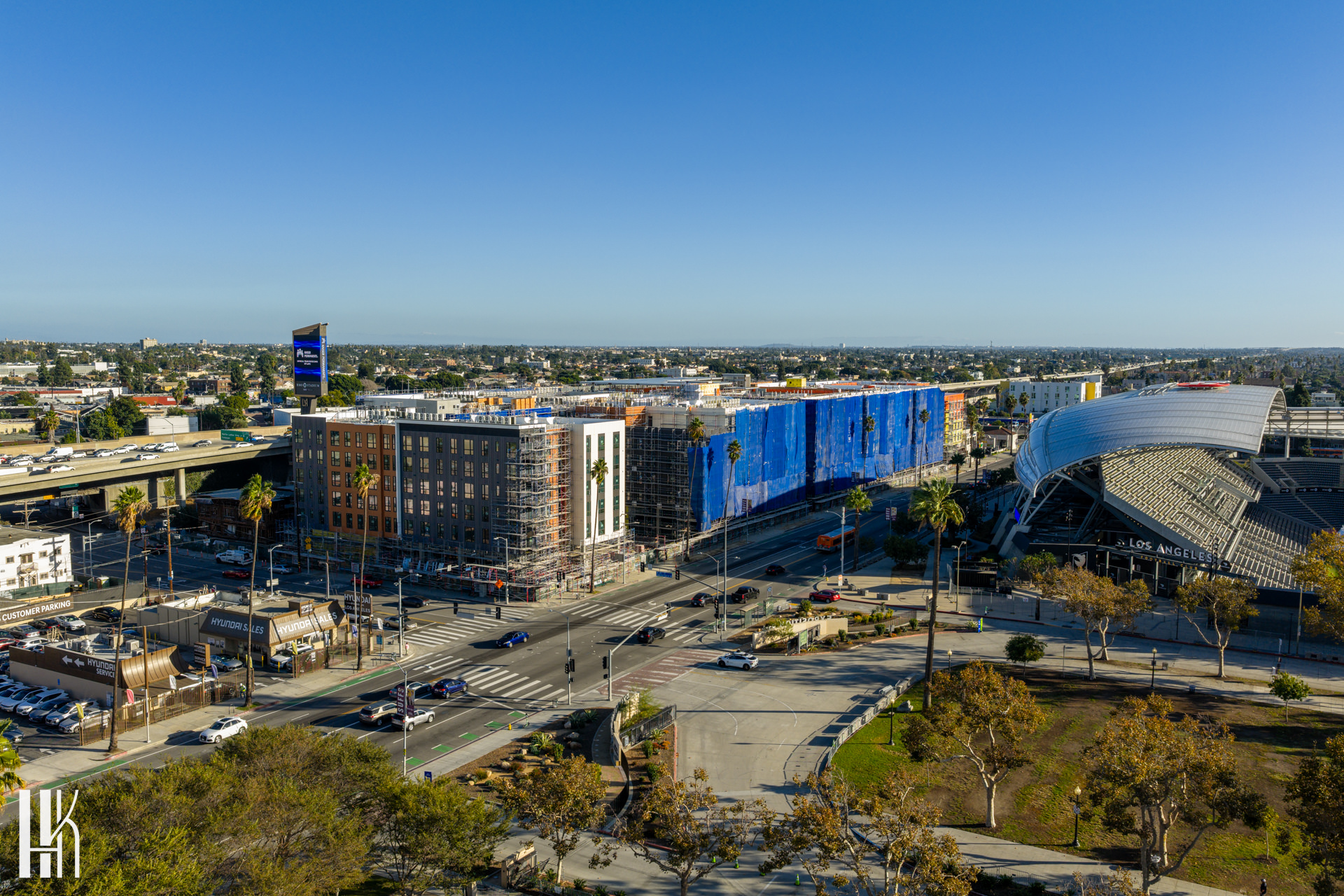Large mixed-use complex takes shape at 3900 S. Figueroa St. in Exposition Park