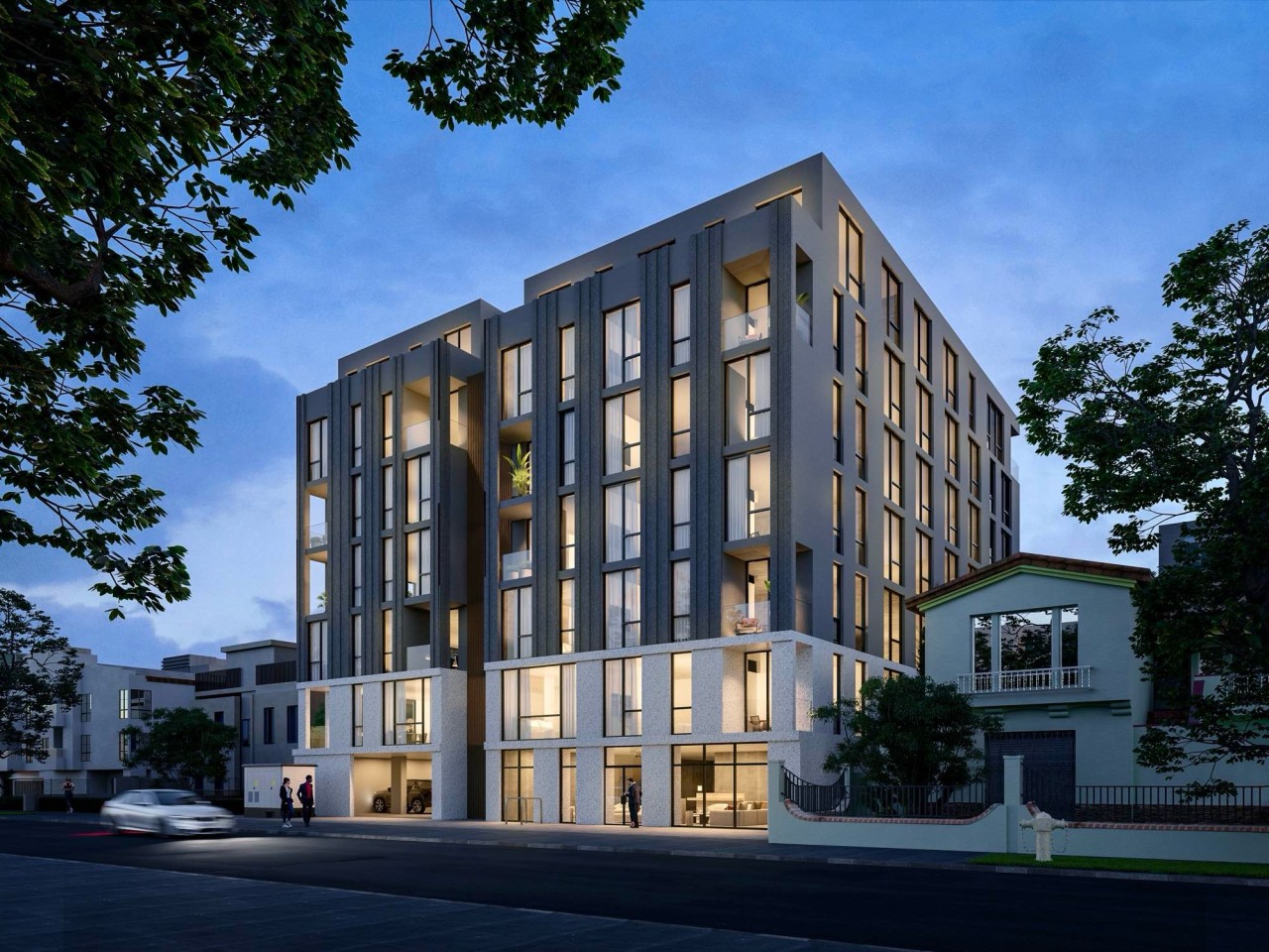 Seven-story apartment complex proposed at 925 N. Croft Ave. in Hollywood