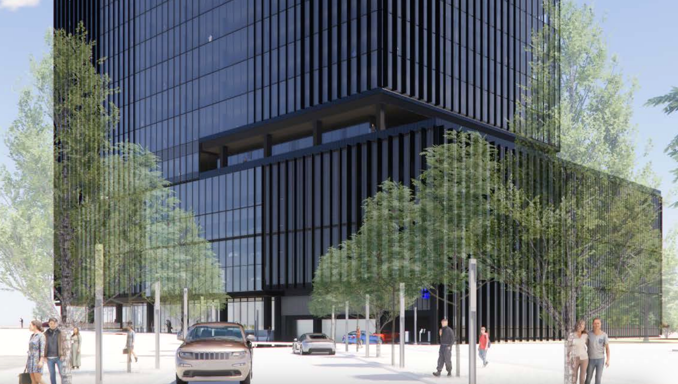 First look: Glass-clad tower to lord over Northside Drive near interstate