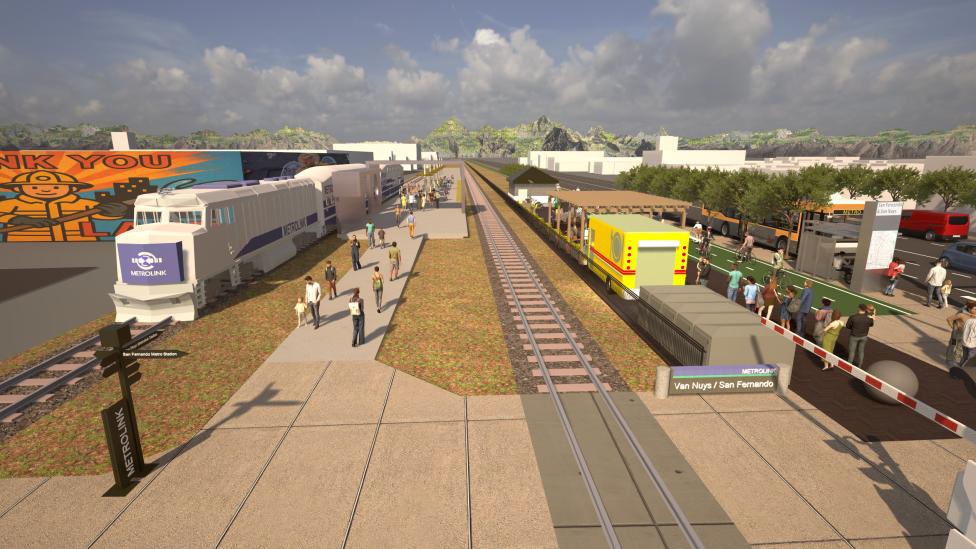 Metro staff back Metrolink station over light rail for second phase of East San Fernando Valley Line