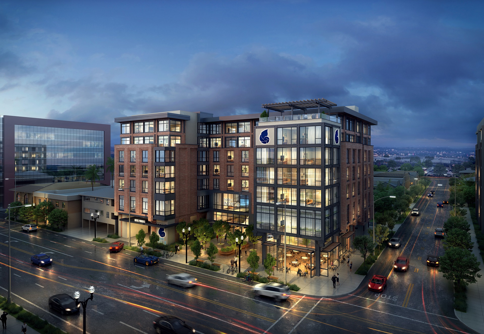 Developer wants to add more rooms to under-construction Hotel Indigo at 515 N. Central Ave. in Glendale