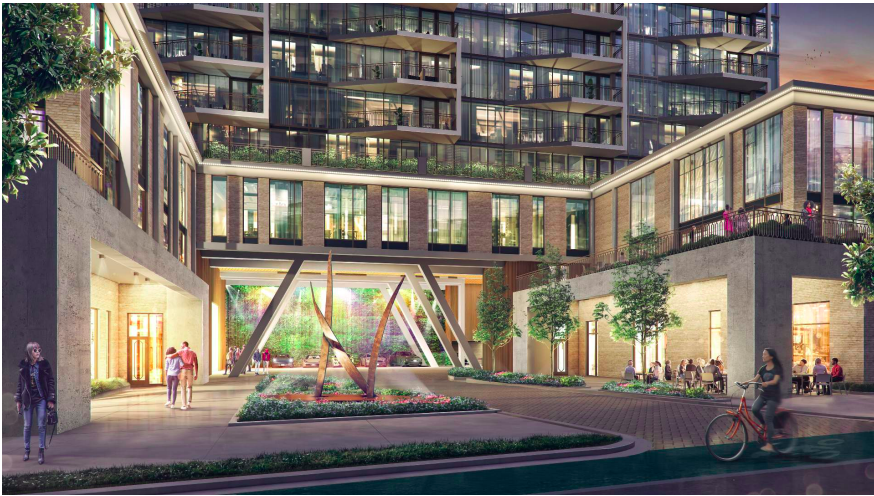 Site of planned Buckhead Village tower shows signs of life