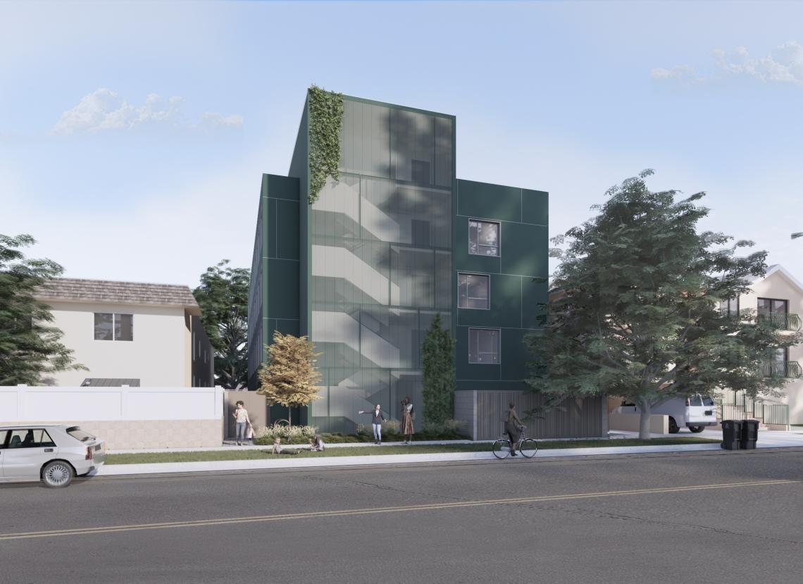 Affordable housing underway at 10912 Huston St. in North Hollywood