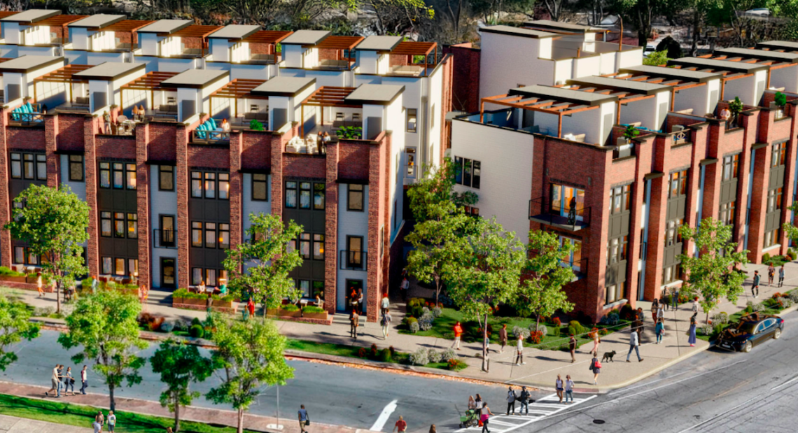 Images: West End infill project along Beltline starts rising up