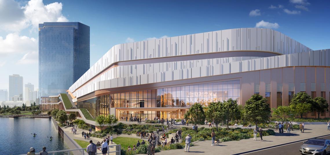Bally's Chicago casino celebrates topping out