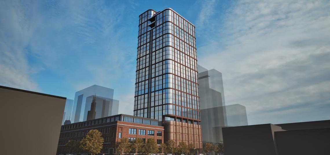 Developer adds green space for development at 215 N. Racine